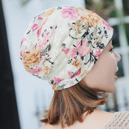 Boho Lace Floral Double-Layer Casual Outdoor Hat