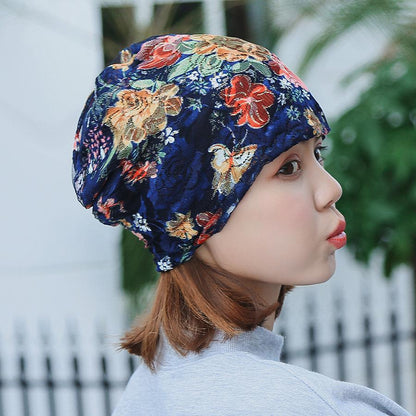 Boho Lace Floral Double-Layer Casual Outdoor Hat