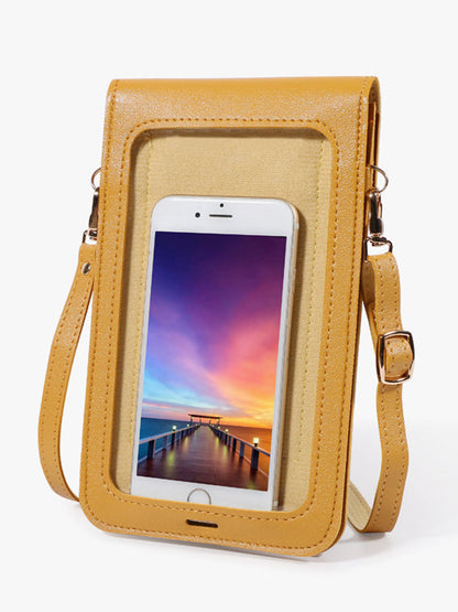 7 Colors Simple Solid Color PU Sling Bag