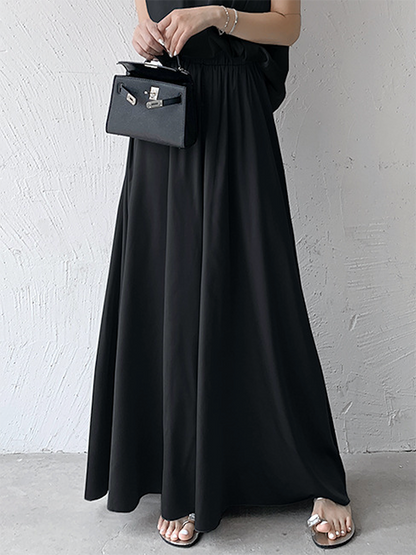 Wide Leg Loose Solid Color Casual Pants Bottoms