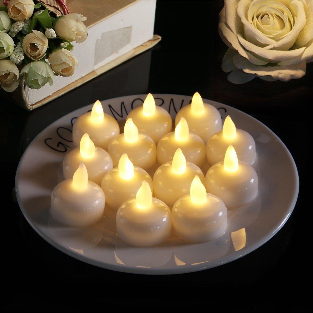 Water-Proof Candle Spa Shower Water Decorative Candle Lamp Led Floating Candle