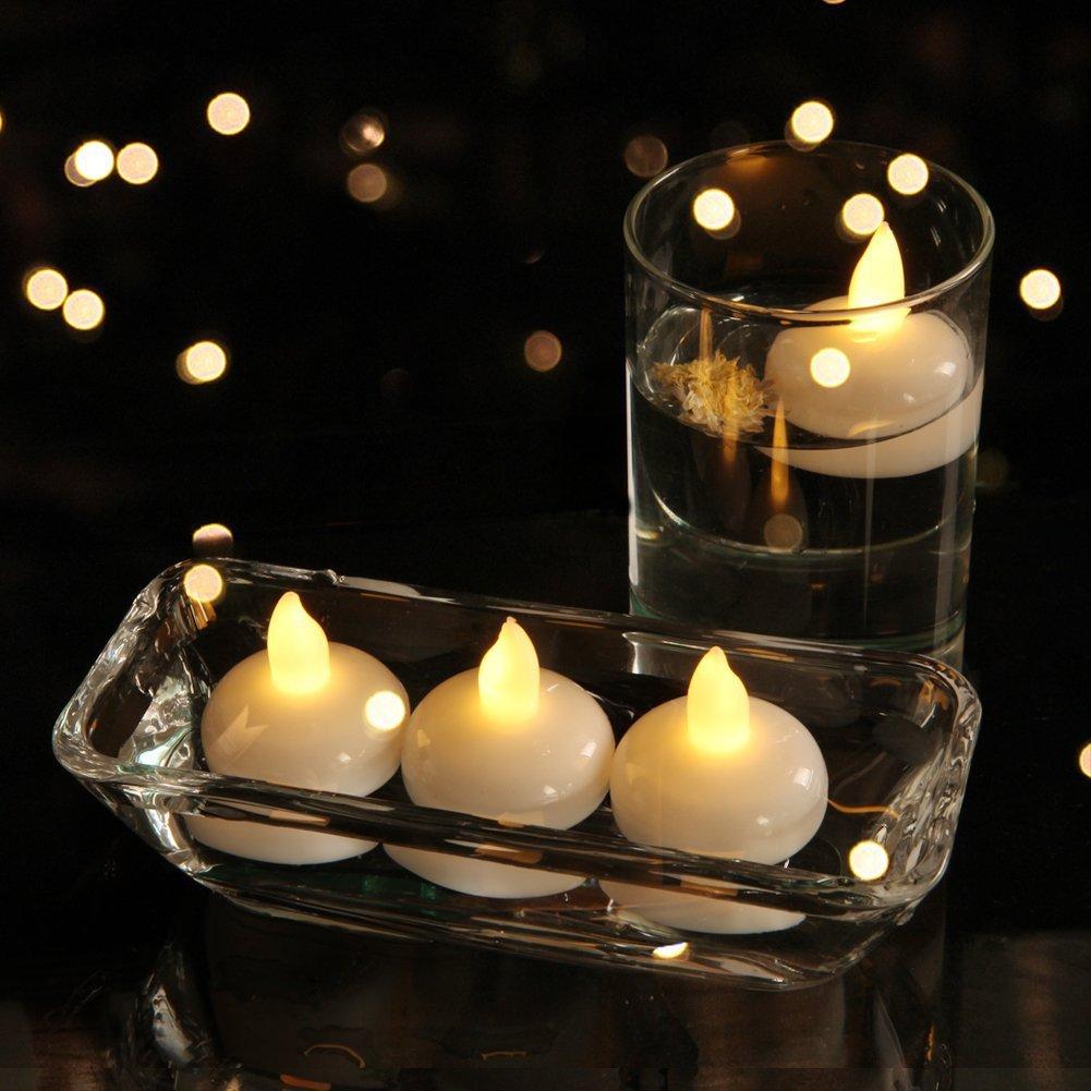 Water-Proof Candle Spa Shower Water Decorative Candle Lamp Led Floating Candle