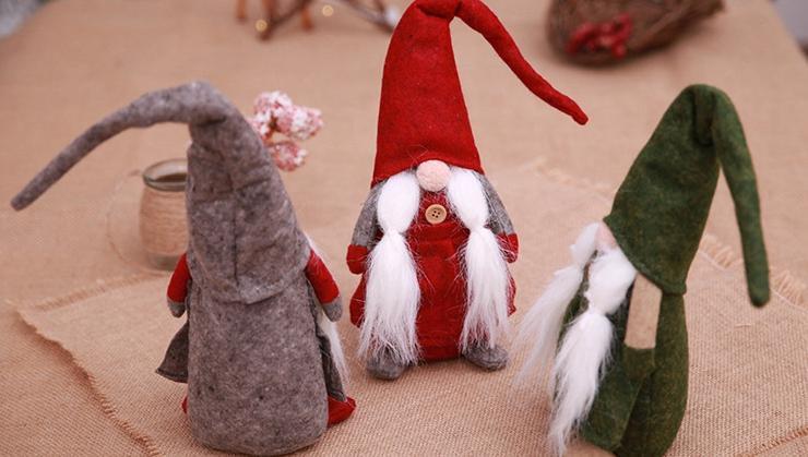 Forest Old Man Tied Beard Without Face Doll Window Arrangement Supplies