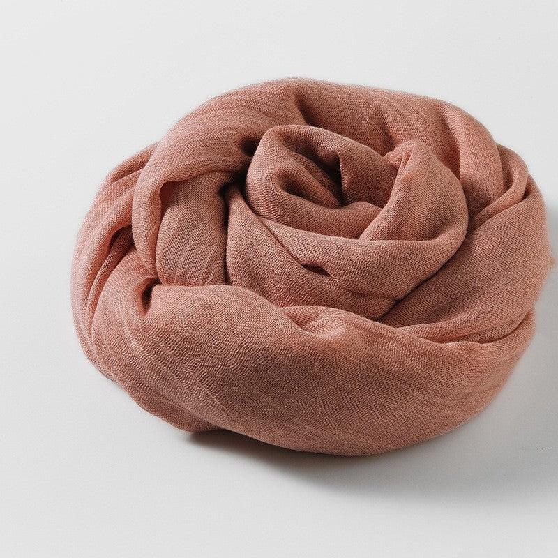 Cotton And Linen Sun Protection Beach Scarf