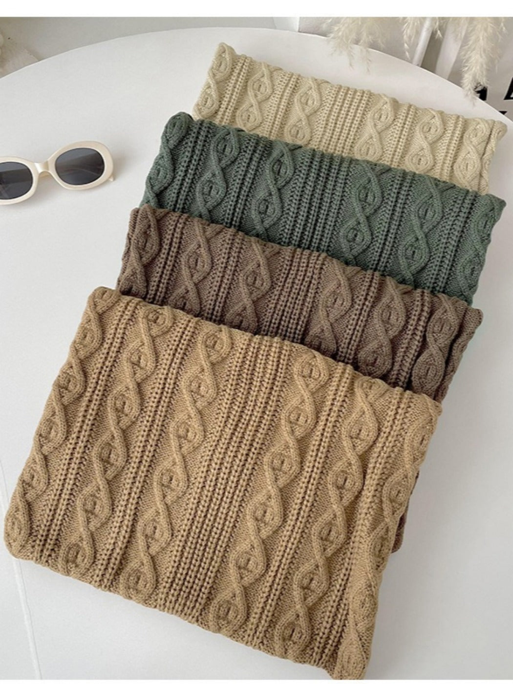Cosbai - Vintage Knit Shoulder Tote Bag - Casual &amp; Stylish