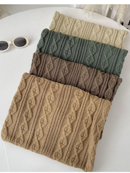 Cosbai - Vintage Knit Shoulder Tote Bag - Casual &amp; Stylish