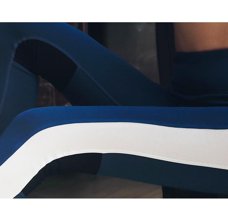 European And American High Waist Yoga Pants Women New Women'S Yoga Fitness Pants Running Outdoor Sports Pants