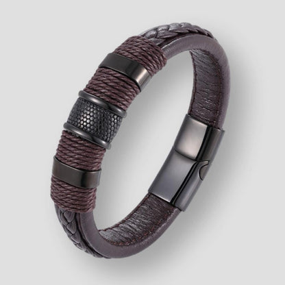 North Royal Leather Rope Bracelet