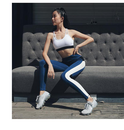 European And American High Waist Yoga Pants Women New Women'S Yoga Fitness Pants Running Outdoor Sports Pants