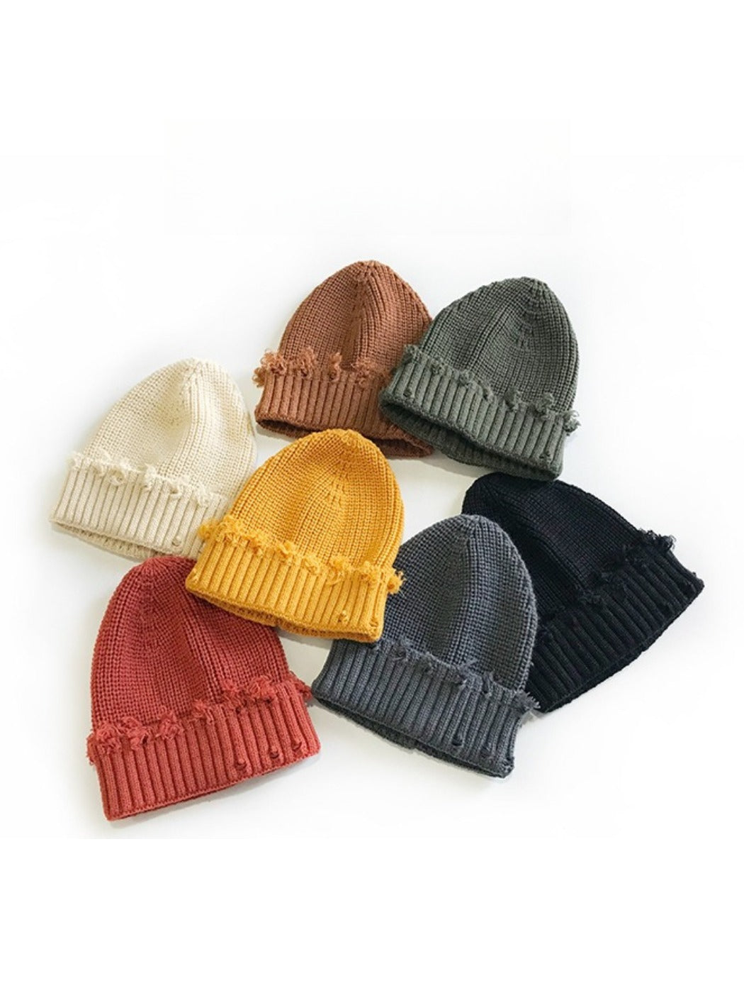 Haila - Distressed Knitted Beanie