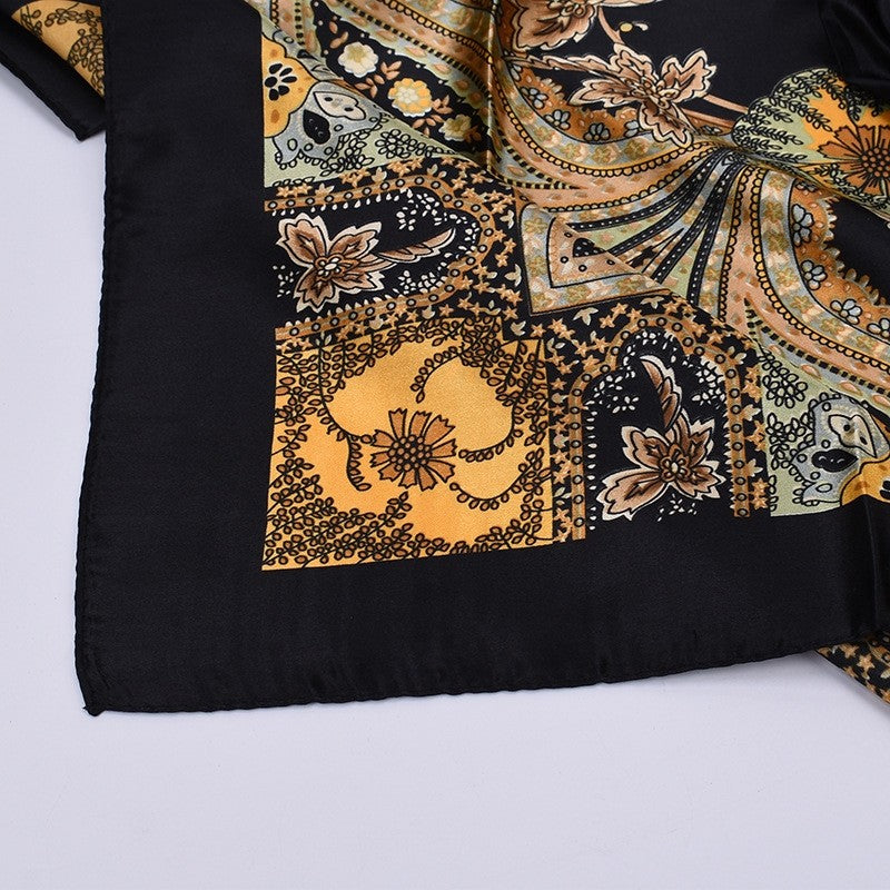 Bandana Printed Square Scarf