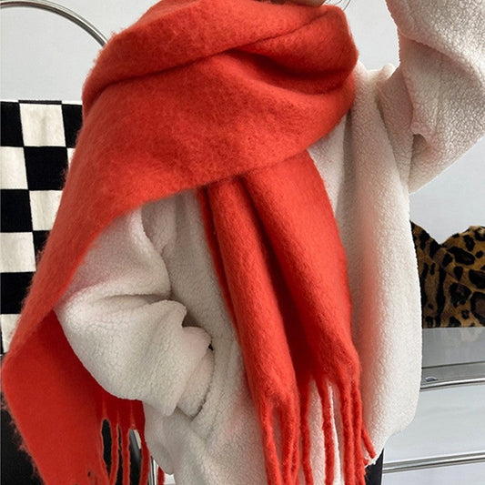 Soft And Cozy Solid Color Scarf