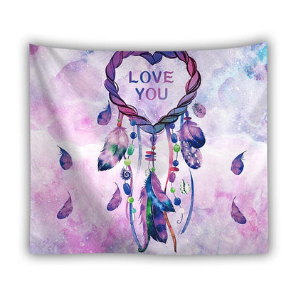 Dream Catcher Series Background Wall Custom Hanging Cloth And Small Fresh Tapestry Decorative Painting.
