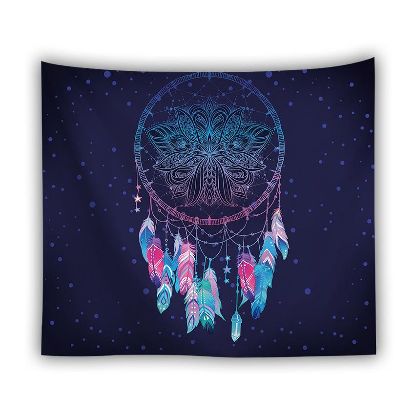 Dream Catcher Series Background Wall Custom Hanging Cloth And Small Fresh Tapestry Decorative Painting.