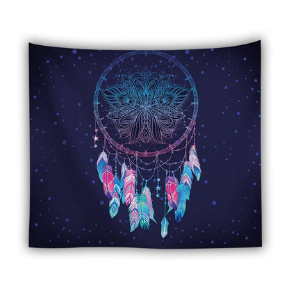 Dream Catcher Series Background Wall Custom Hanging Cloth And Small Fresh Tapestry Decorative Painting.