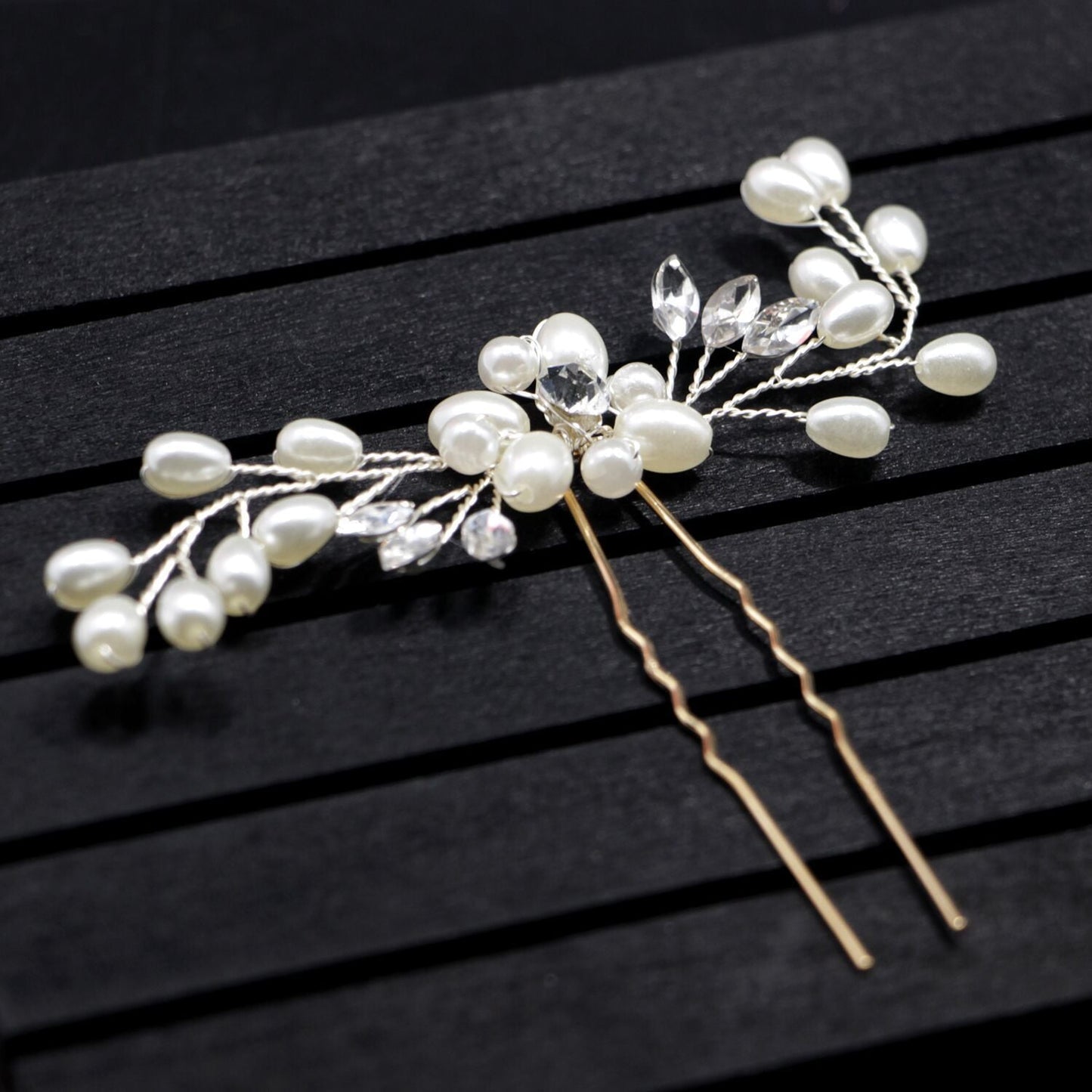 Handcrafted Pearl Headband Bridal Wedding Accessory