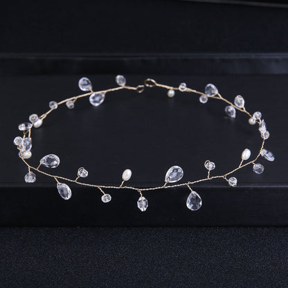 Handcrafted Pearl Headband Bridal Wedding Accessory