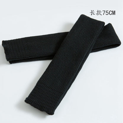 Adult Ballet Socks Yarn Yoga Warm Latin Leg Guard Extended Foot Over Knee Pile Stocking Cover 75Cm