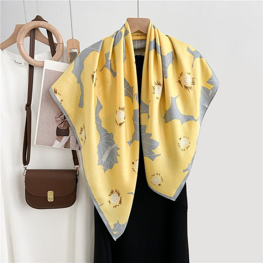 Fashion Print Square Scarf