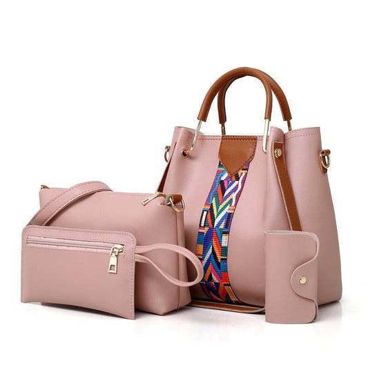High Capacity 4-Piece Sets Handbag