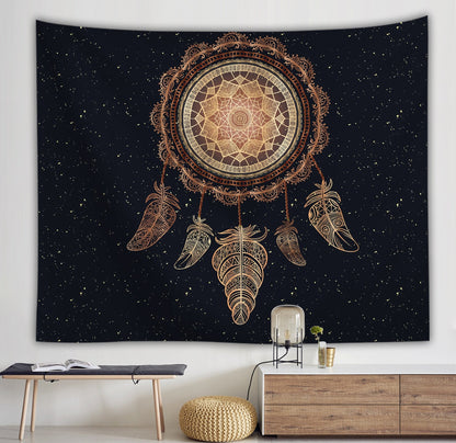Dream Catcher Series Background Wall Custom Hanging Cloth And Small Fresh Tapestry Decorative Painting.