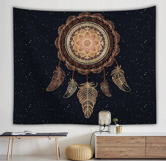 Dream Catcher Series Background Wall Custom Hanging Cloth And Small Fresh Tapestry Decorative Painting.