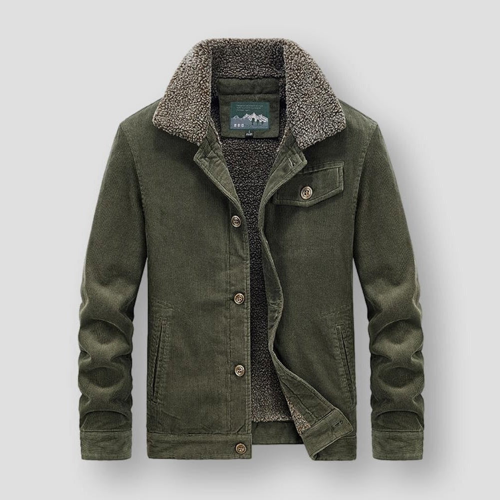 Saint Morris Corduroy Fleece Jacket