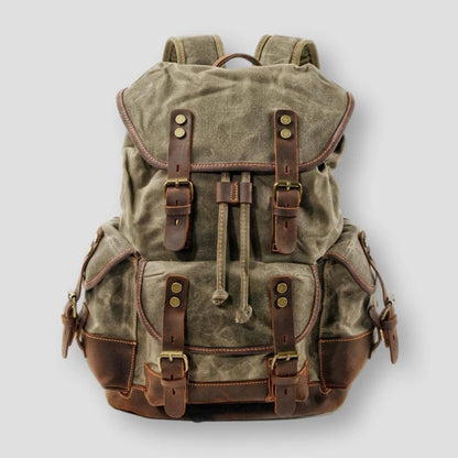 Sky Madrid Waterproof Canvas Backpack