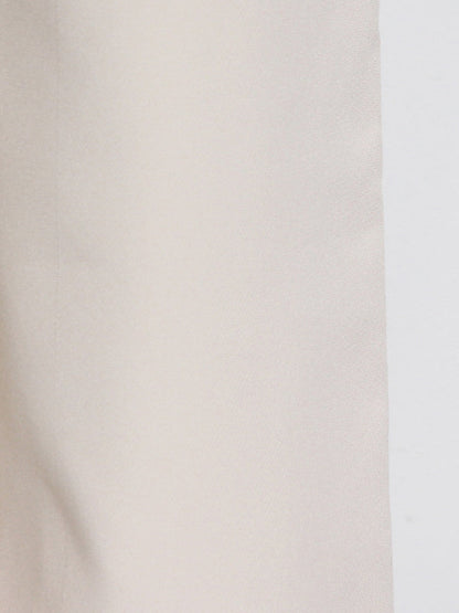 Stylish Weave Hollow Waisted Solid Color Wide Leg Pants