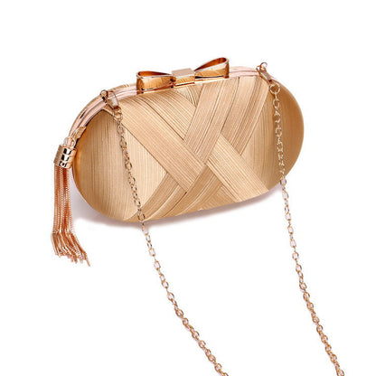 Silk Round Banquet Handbag