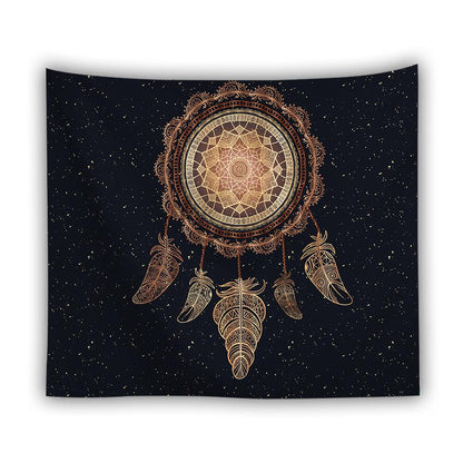 Dream Catcher Series Background Wall Custom Hanging Cloth And Small Fresh Tapestry Decorative Painting.
