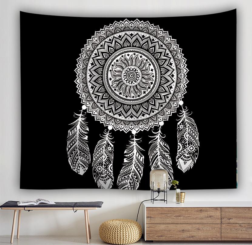 Dream Catcher Series Background Wall Custom Hanging Cloth And Small Fresh Tapestry Decorative Painting.