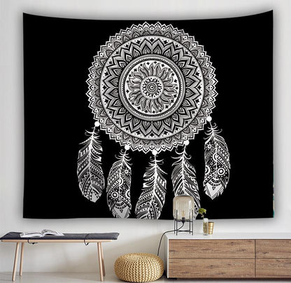 Dream Catcher Series Background Wall Custom Hanging Cloth And Small Fresh Tapestry Decorative Painting.