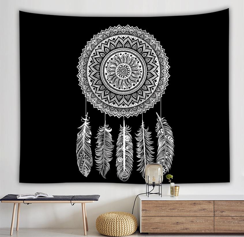 Dream Catcher Series Background Wall Custom Hanging Cloth And Small Fresh Tapestry Decorative Painting.