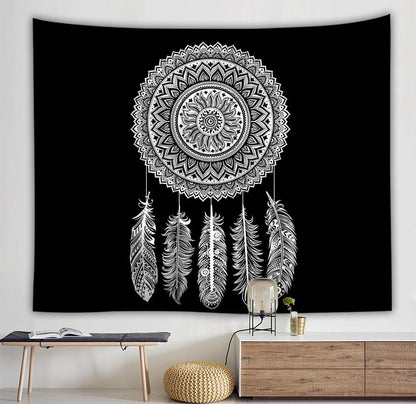 Dream Catcher Series Background Wall Custom Hanging Cloth And Small Fresh Tapestry Decorative Painting.