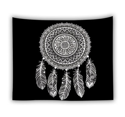 Dream Catcher Series Background Wall Custom Hanging Cloth And Small Fresh Tapestry Decorative Painting.