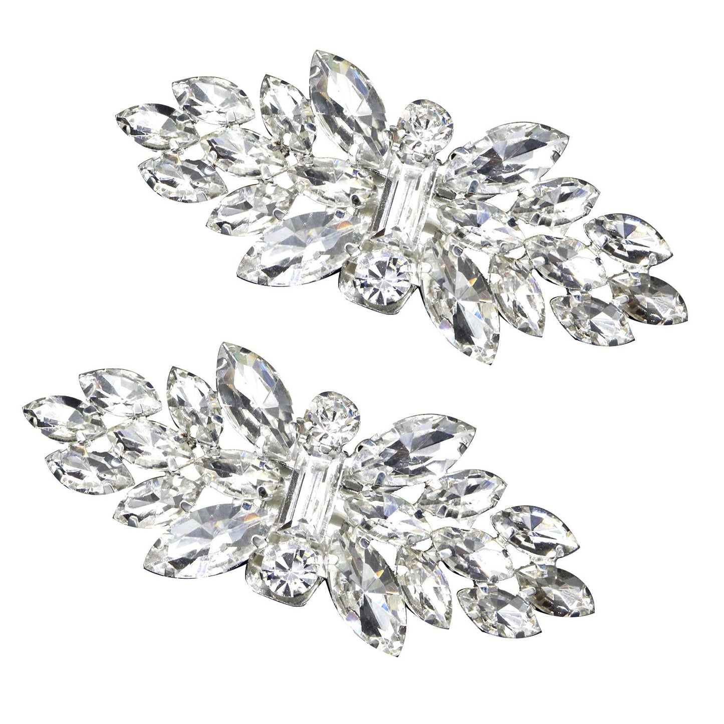 Rhinestone Shoe Buckles for Bridal Wedding Accessories
