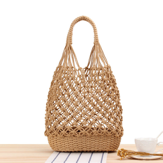 Crochet Market Bag Casual Woven Bag