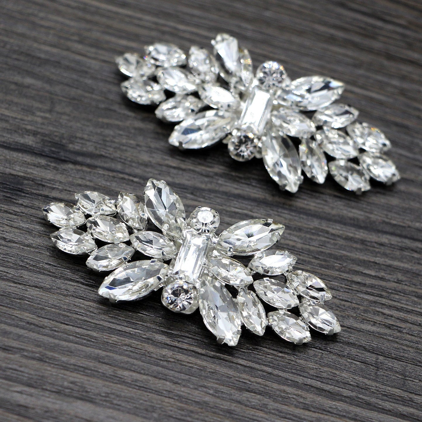 Rhinestone Shoe Buckles for Bridal Wedding Accessories