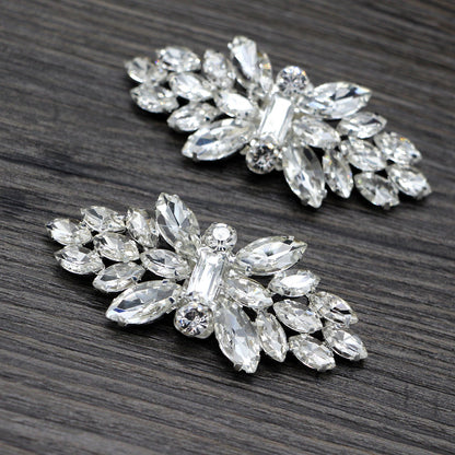 Rhinestone Shoe Buckles for Bridal Wedding Accessories