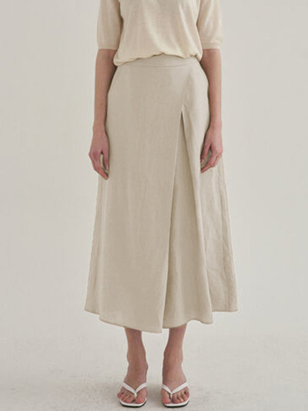 Loose Ninth Pants Solid Color Casual Pants Bottoms