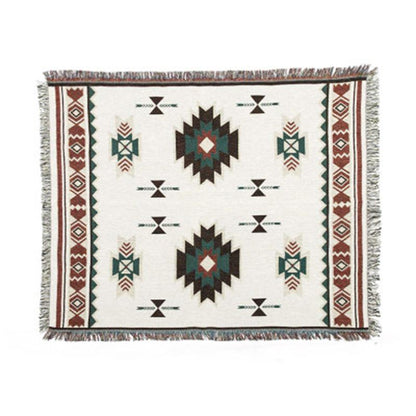 National Style Woven Casual Blanket Fabric Blanket Cover Blanket