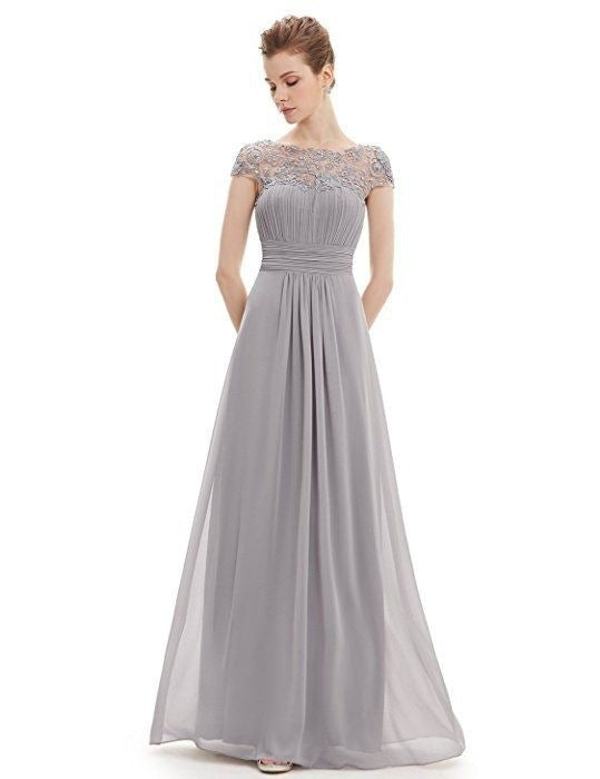 Elegant Lace Maxi Dress For Bridesmaids