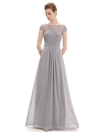 Elegant Lace Maxi Dress For Bridesmaids