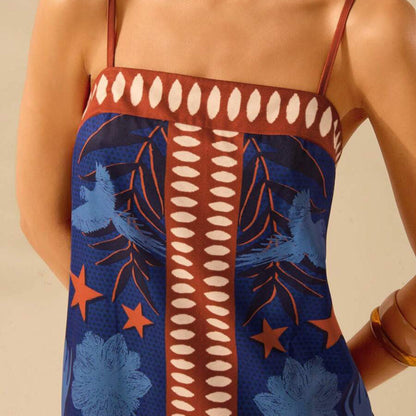 Troposa - Blue Floral Dress - Summer Style &amp; Charm