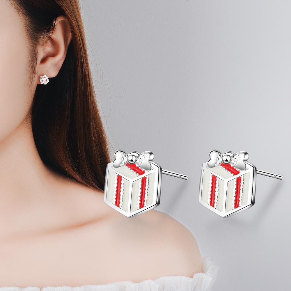 Autumn And Winter Earrings Earrings Earrings Gift Bells Snowflakes Christmas-2