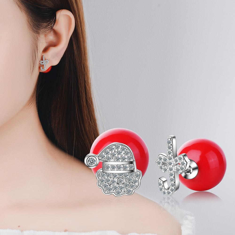 Autumn And Winter Earrings Earrings Earrings Gift Bells Snowflakes Christmas