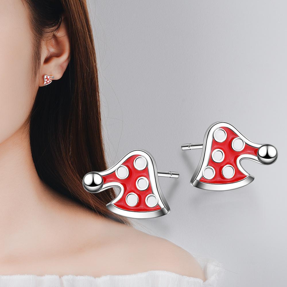 Autumn And Winter Earrings Earrings Earrings Gift Bells Snowflakes Christmas-3