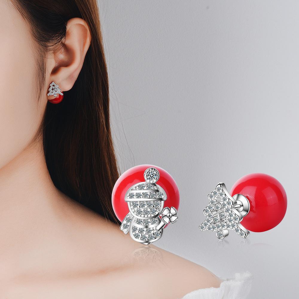 Autumn And Winter Earrings Earrings Earrings Gift Bells Snowflakes Christmas