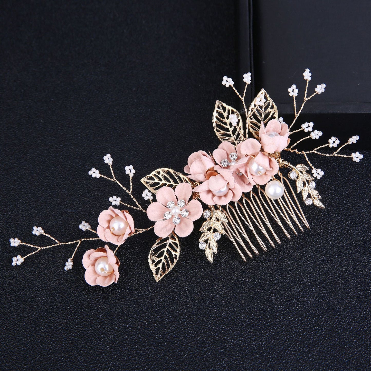 Floral Hair Combs for Weddings and Parties, Elegant Kids Hair Accessories